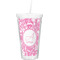 Floral Vine Double Wall Tumbler with Straw (Personalized)