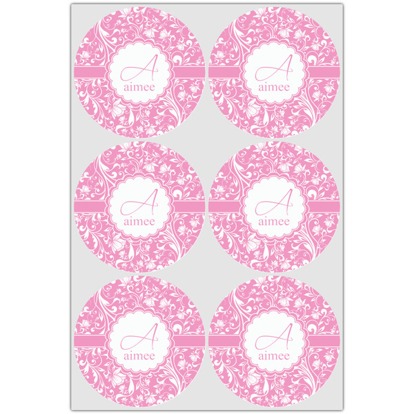 Floral Vine Drink Topper - Large - Set of 6