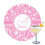 Floral Vine Printed Drink Topper (Personalized)