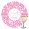 Floral Vine Drink Topper - XLarge - Single with Drink