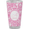 Floral Vine Pint Glass - Full Color - Front View