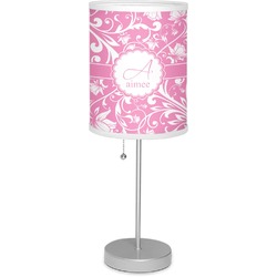 Floral Vine Lamp with Drum Shade (Personalized)