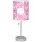 Floral Vine Lamp with Drum Shade (Personalized)