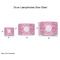 Floral Vine Drum Lampshades - Sizing Chart