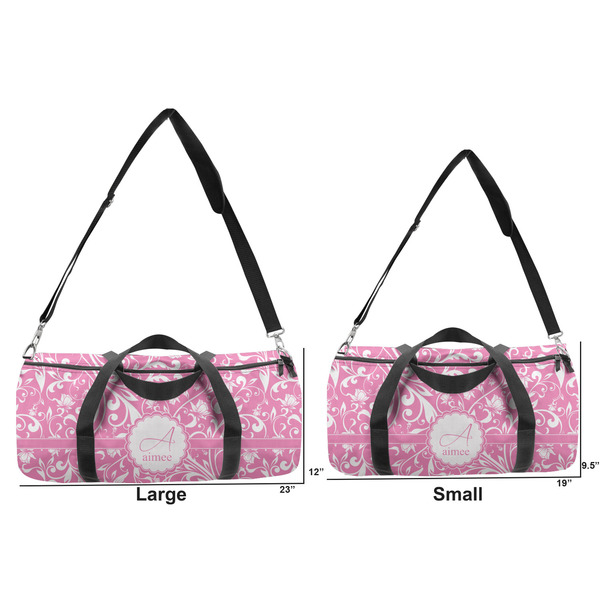 Floral Vine Duffle Bag Small and Large