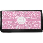 Floral Vine Canvas Checkbook Cover (Personalized)