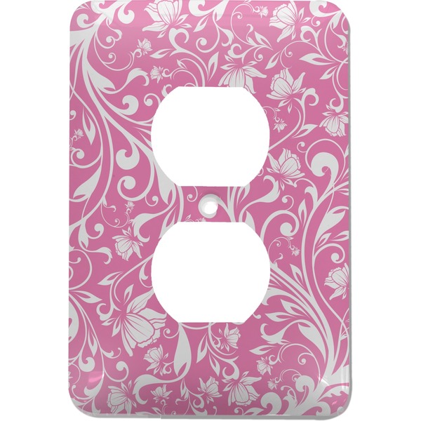 Custom Floral Vine Electric Outlet Plate