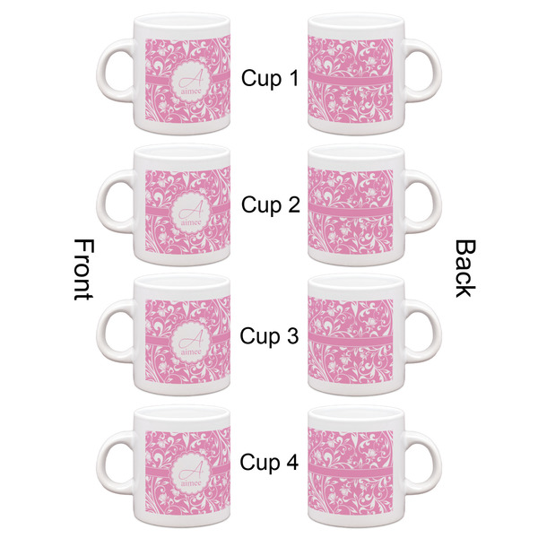 Floral Vine Espresso Cup Set of 4 - Apvl