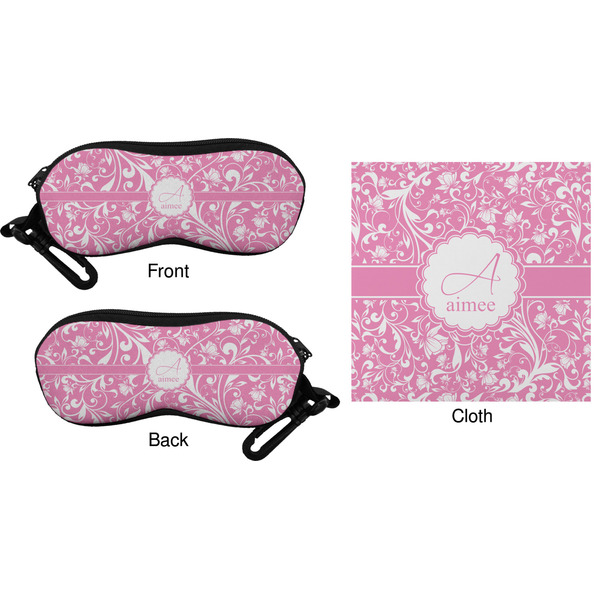 Floral Vine Eyeglass Case & Cloth (Approval)