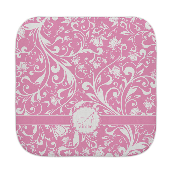Custom Floral Vine Face Towel (Personalized)
