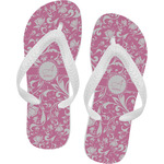 Floral Vine Flip Flops - XSmall (Personalized)