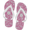 Floral Vine Flip Flops (Personalized)