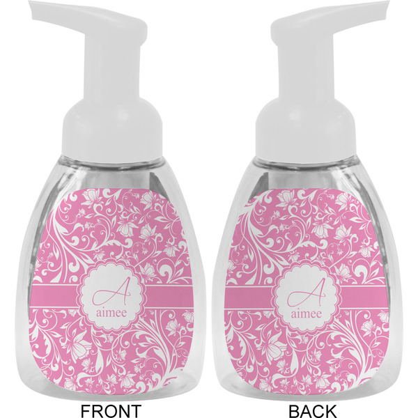 Floral Vine Foam Soap Bottle Approval - White