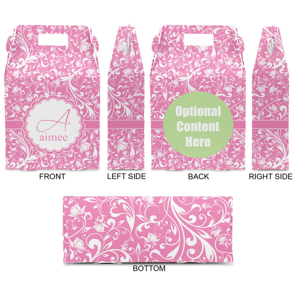 Floral Vine Gable Favor Box - Approval