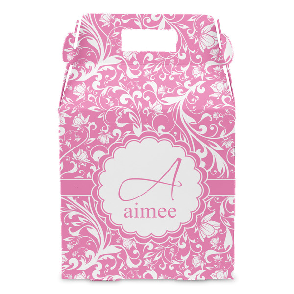 Floral Vine Gable Favor Box - Front