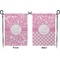 Floral Vine Garden Flag - Double Sided Front and Back