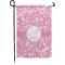 Floral Vine Small Garden Flag - Single Sided w/ Name and Initial