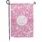 Floral Vine Small Garden Flag - Double Sided w/ Name and Initial