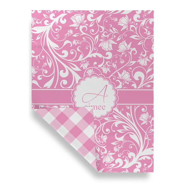 Floral Vine Garden Flags - Large - Double Sided - FRONT FOLDED