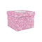 Floral Vine Gift Boxes with Lid - Canvas Wrapped - Small - Front/Main