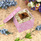 Floral Vine Gift Boxes with Lid - Canvas Wrapped - Small - In Context