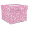 Floral Vine Gift Boxes with Lid - Canvas Wrapped - XX-Large - Front/Main