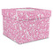 Floral Vine Gift Box with Lid - Canvas Wrapped - XX-Large (Personalized)