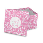 Floral Vine Gift Box with Lid - Canvas Wrapped (Personalized)