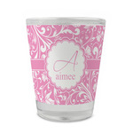 Floral Vine Glass Shot Glass - 1.5 oz - Single (Personalized)