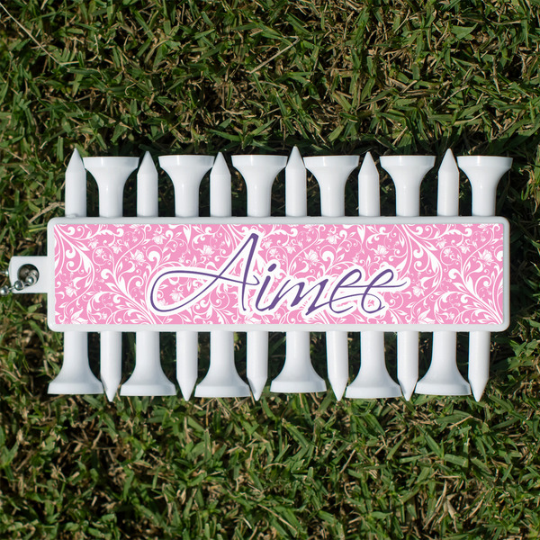 Custom Floral Vine Golf Tees & Ball Markers Set (Personalized)
