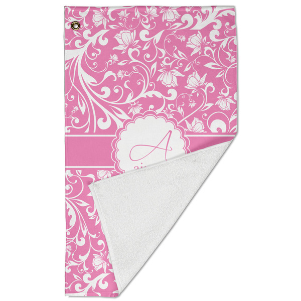 Floral Vine Golf Towel - Folded (Large)