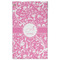 Floral Vine Golf Towel - Poly-Cotton Blend w/ Name and Initial