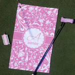 Floral Vine Golf Towel Gift Set (Personalized)