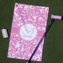 Floral Vine Golf Towel Gift Set (Personalized)