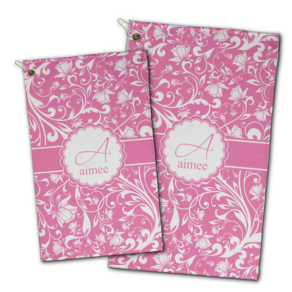 Floral Vine Golf Towel - PARENT (small and large)