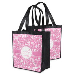 Floral Vine Grocery Bag (Personalized)