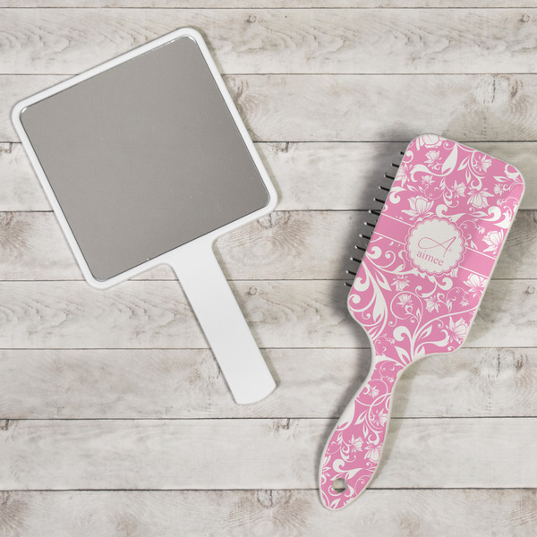 Floral Vine Hair Brush - In Context