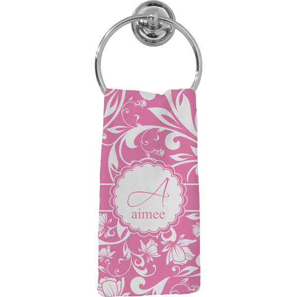 Custom Floral Vine Hand Towel - Full Print (Personalized)