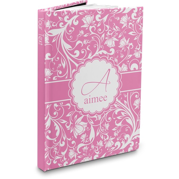 Custom Floral Vine Hardbound Journal (Personalized)