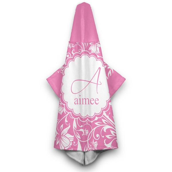 Floral Vine Hooded Towel - Hanging