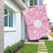 Floral Vine House Flags - Double Sided - LIFESTYLE