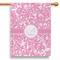 Floral Vine 28" House Flag - Single Sided (Personalized)