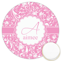 Floral Vine Printed Cookie Topper - 3.25" (Personalized)