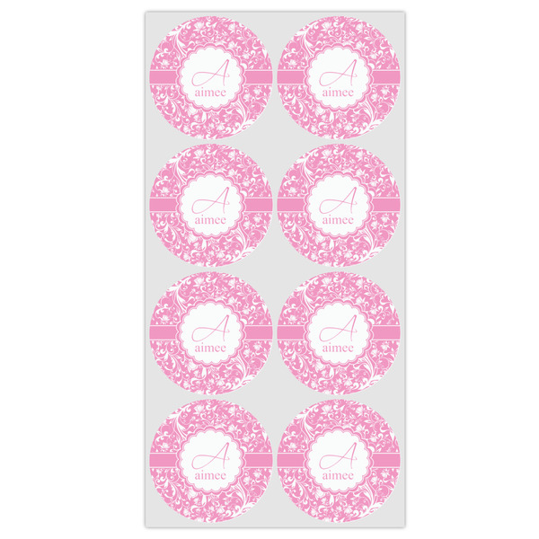 Floral Vine Icing Circle - Medium - Set of 8
