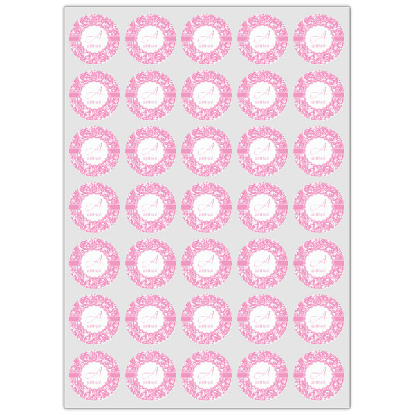 Floral Vine Icing Circle - XSmall - Set of 35