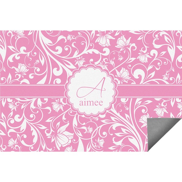 Custom Floral Vine Indoor / Outdoor Rug - 2'x3' (Personalized)