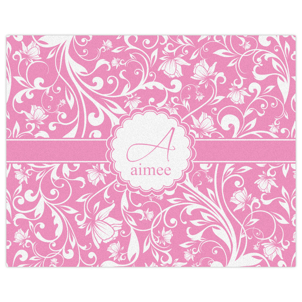 Floral Vine Indoor / Outdoor Rug - 8'x10' - Front Flat