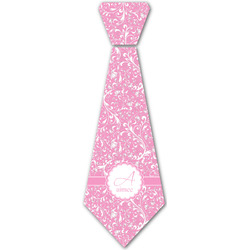 Floral Vine Iron On Tie - 4 Sizes w/ Name and Initial