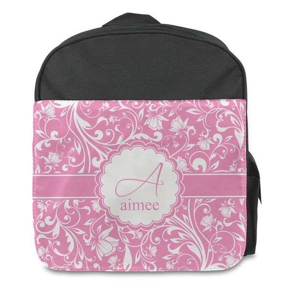 Floral Vine Kids Backpack - Front