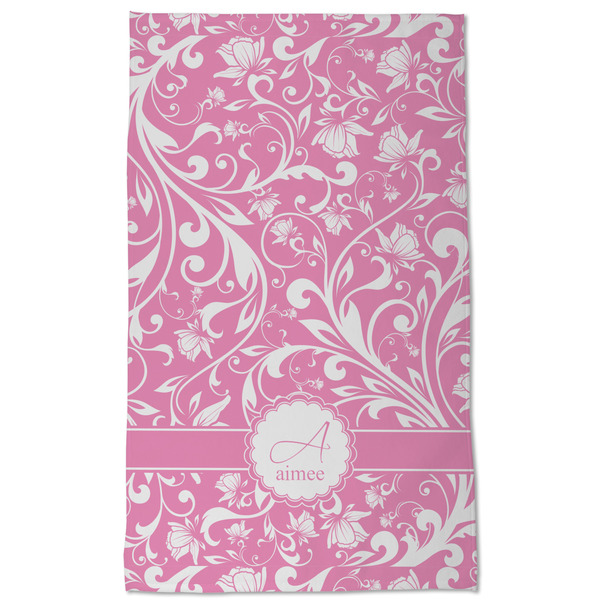 Floral Vine Kitchen Towel - Poly Cotton - Full Front